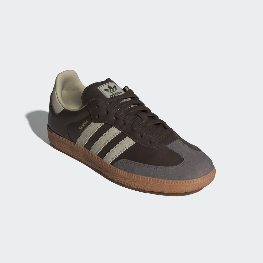 Adidas Samba OG - Brown / Putty Grey / Gold Metallic