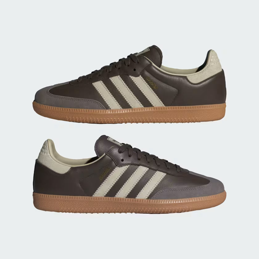 Adidas Samba OG - Brown / Putty Grey / Gold Metallic