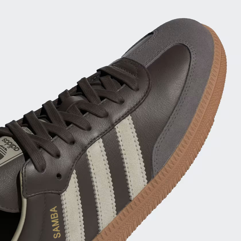 Adidas Samba OG - Brown / Putty Grey / Gold Metallic