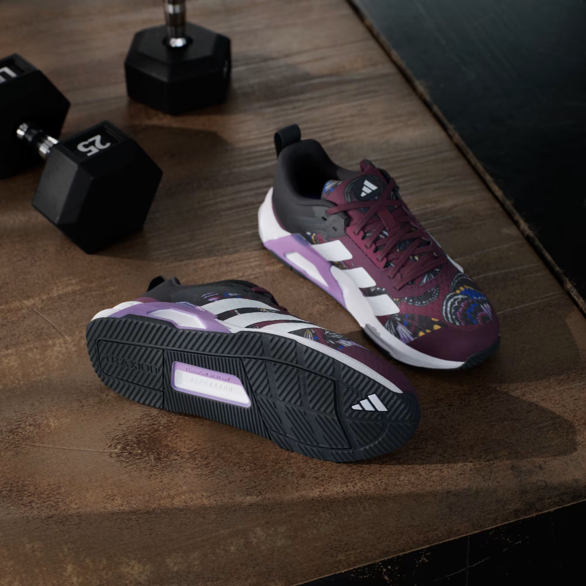 Zapatilla de training Dropset Control - Amazon Red / Cloud White / Violet Fusion