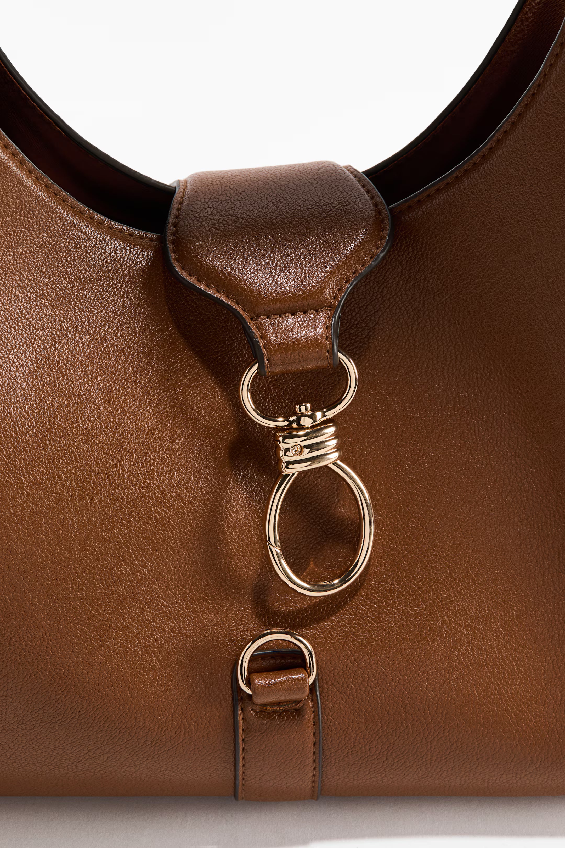 Bolso de hombro marrón H&M