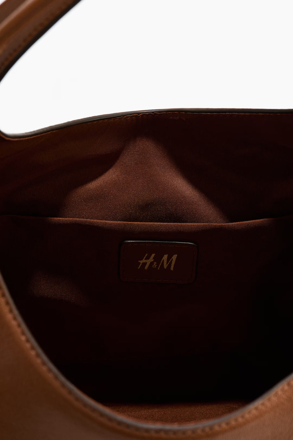 Bolso de hombro marrón H&M