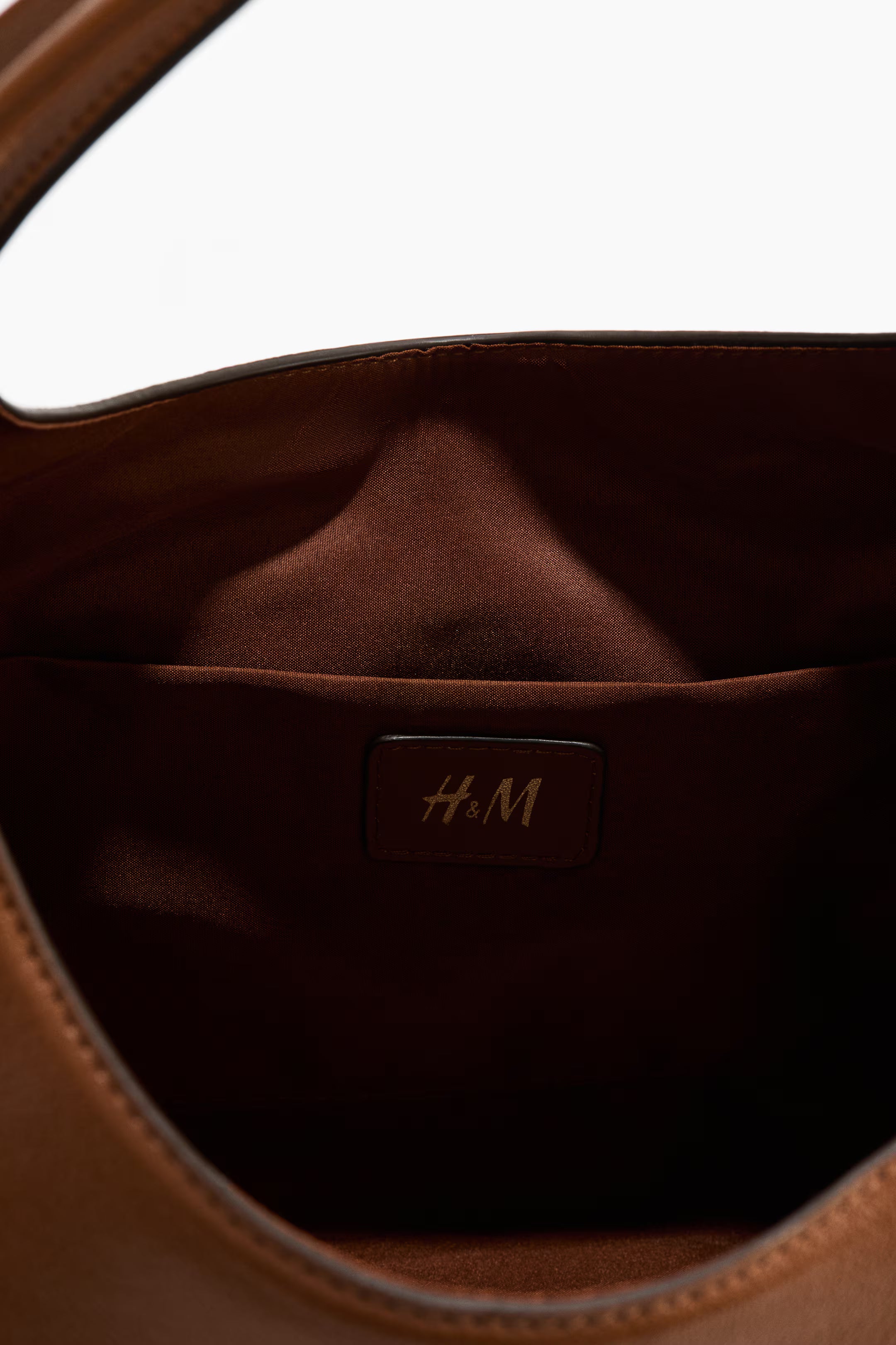 Bolso de hombro marrón H&M