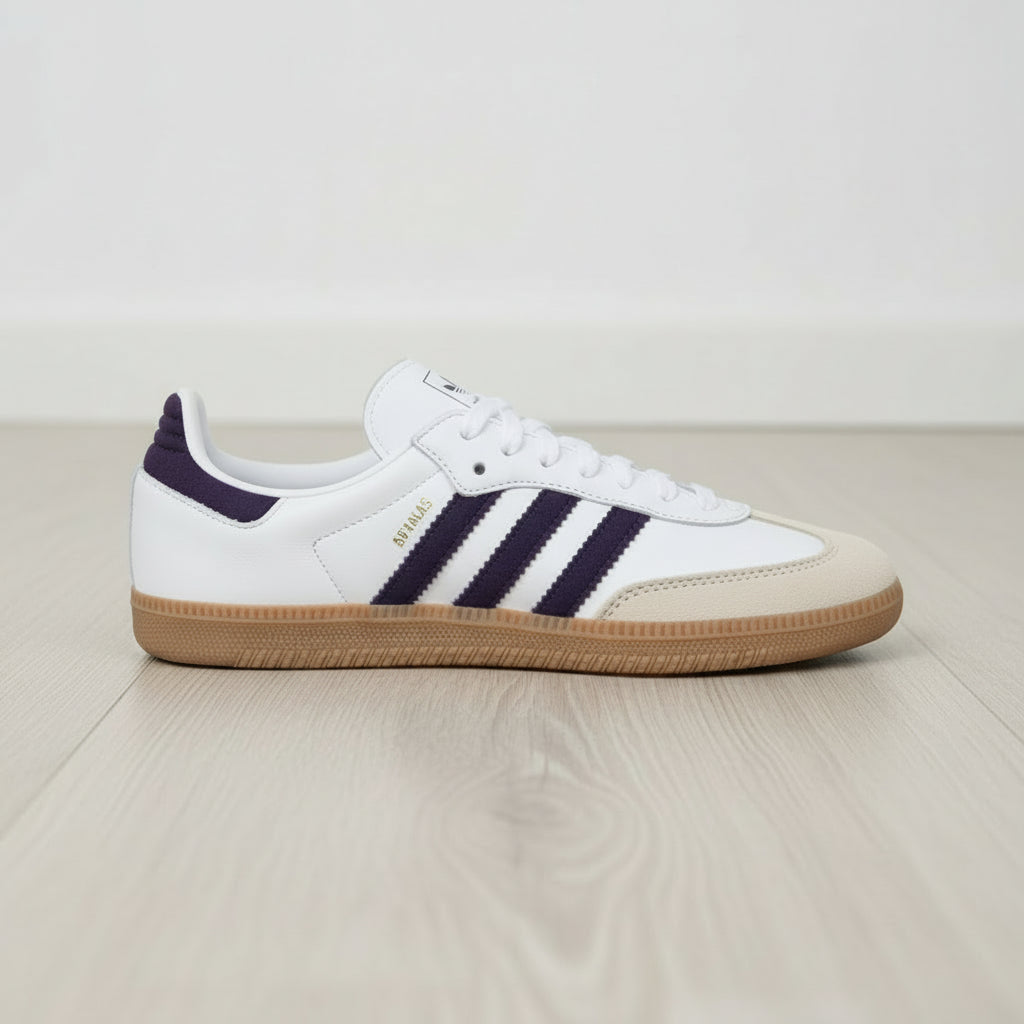 Adidas Samba OG - Zapatillas Cloud White / Alumina / Aurora Plum