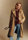 Trench Chaud color Camel