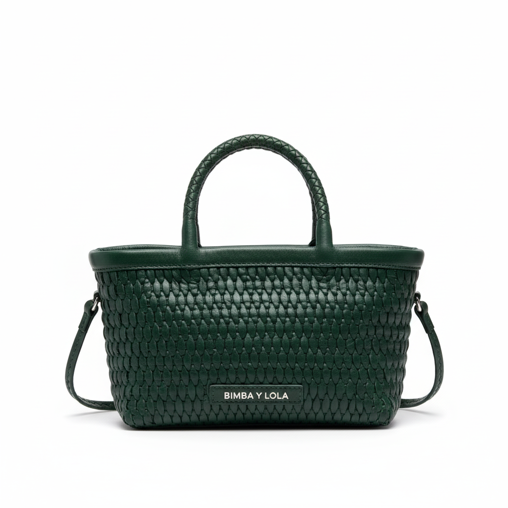 Bolso Verde Botella Frontal