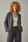 Cardigan Bruma Gris - Editorial