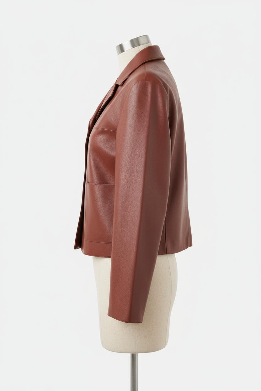 Chaqueta Mango en perchero vista lateral