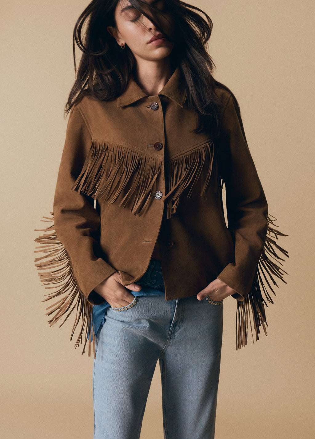 CHAQUETA Bohème Marrón