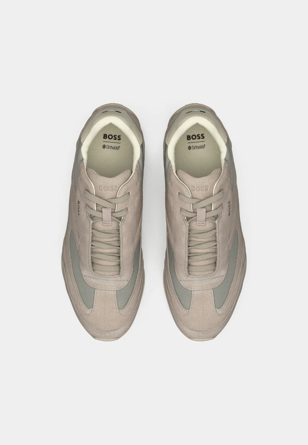 Zapatilla Baja Boss en Ante Beige