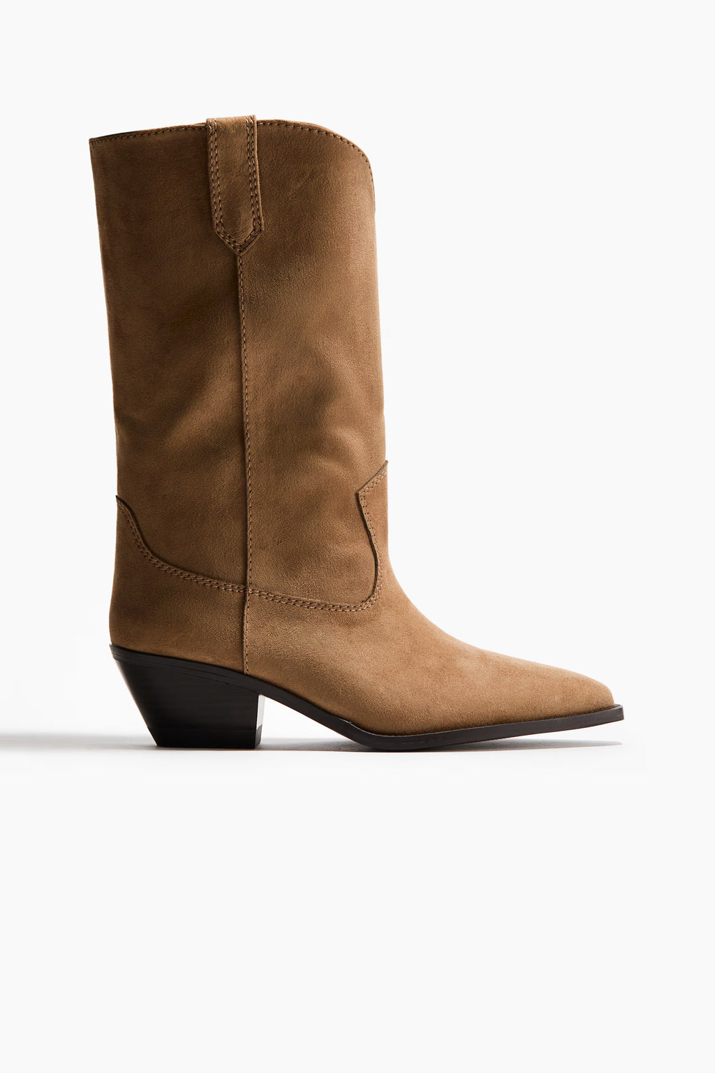 Botas cowboy H&M a la pantorrilla - Marrón claro
