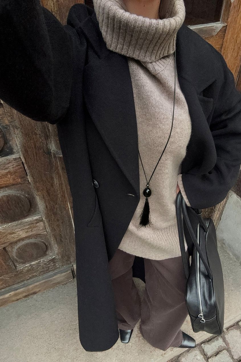 Abrigo Oversize Negro NA KD