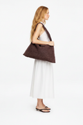 Dream Coffee Bolso — Misma foto modelo rubia piel nórdica
