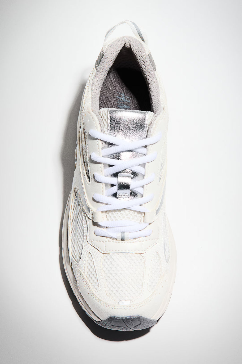 Zapatillas deportivas con suela gruesa HM Blanco