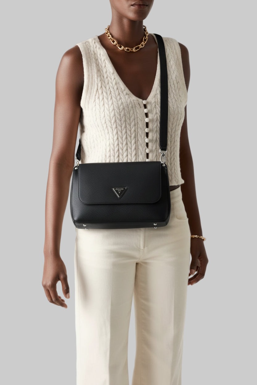Guess MERIDIAN FLAP - Bandolera - black