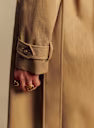 Trench Chaud color Camel
