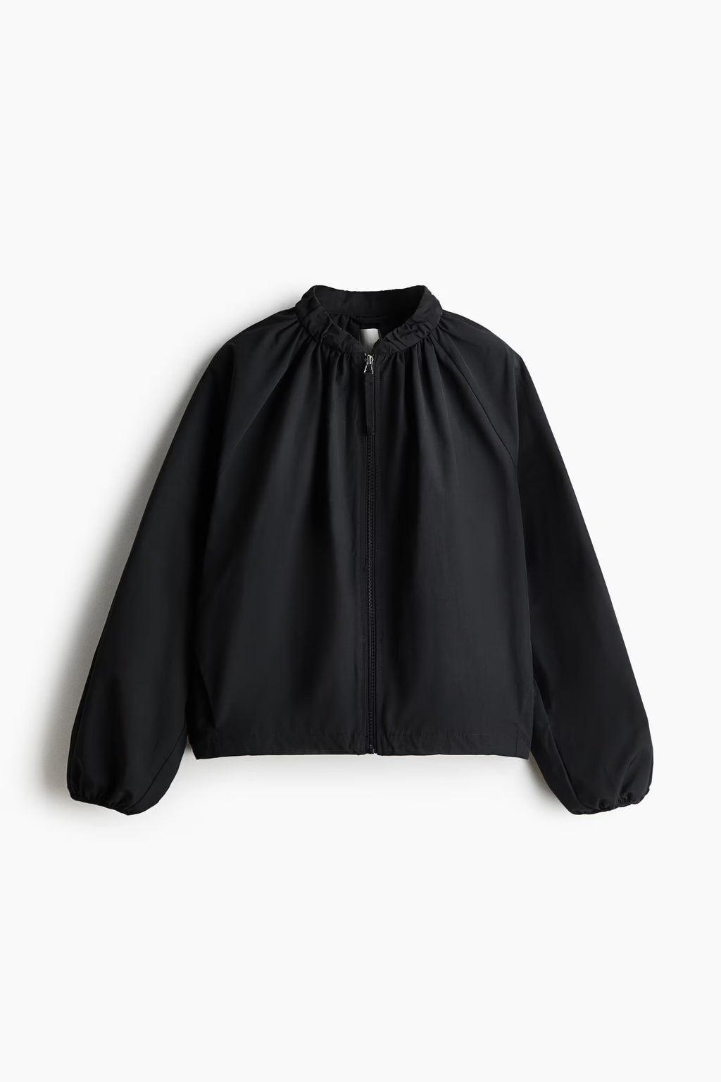 Cazadora bomber fruncida HM Negro