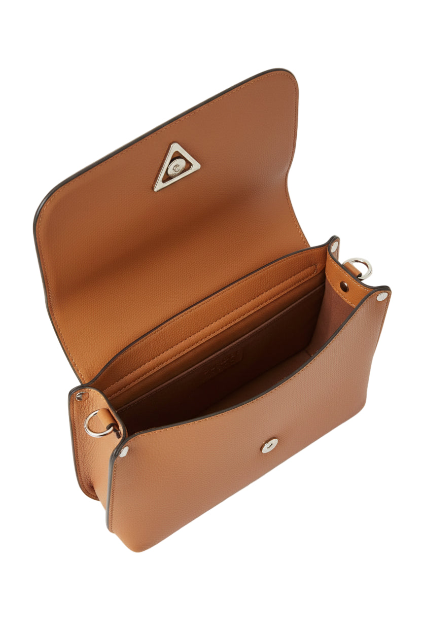 Guess MERIDIAN FLAP - Bandolera - cognac
