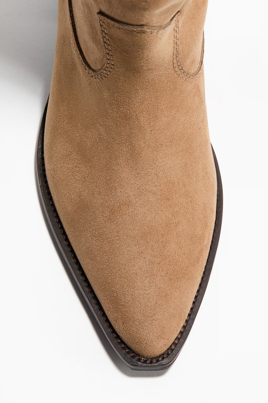 Botas cowboy H&M a la pantorrilla - Marrón claro