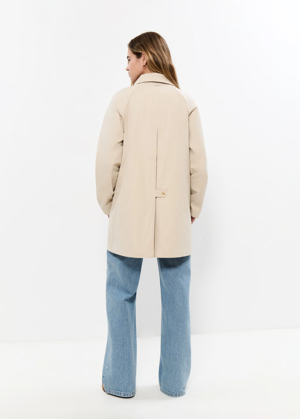 Gabardina Sued Piedra