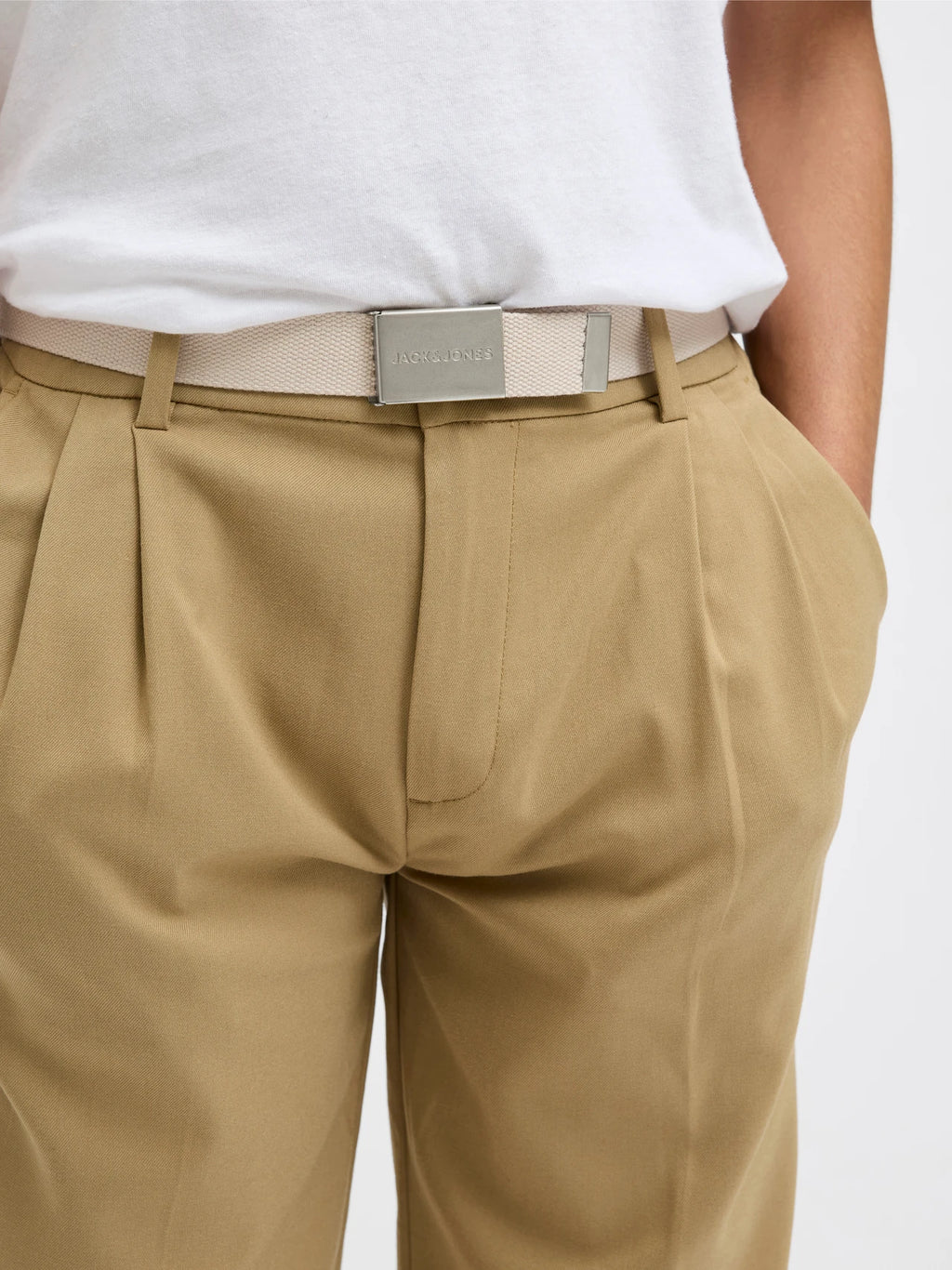 Jack & Jones Cinturón Palmeado - Beige