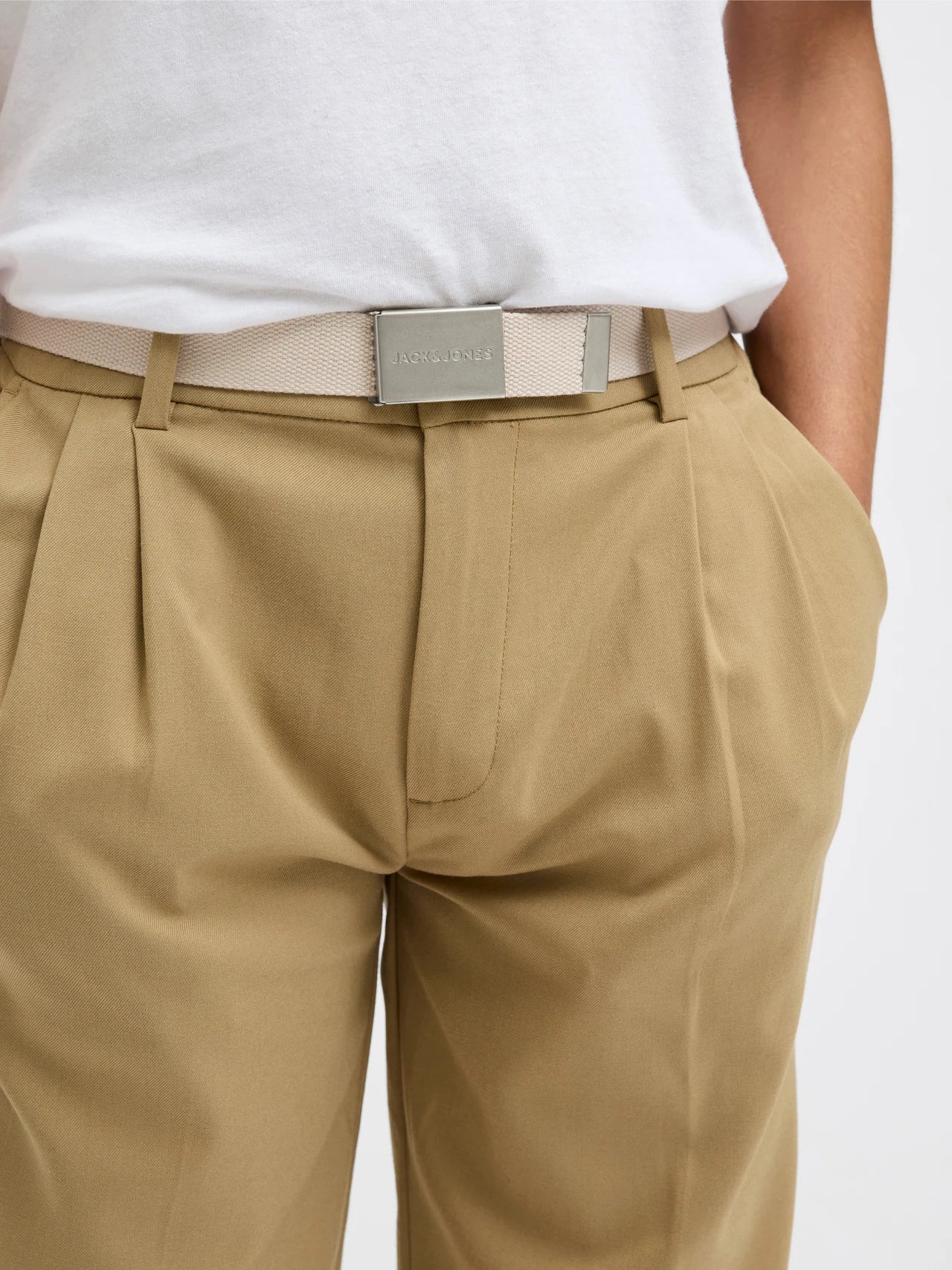 Jack & Jones Cinturón Palmeado - Beige