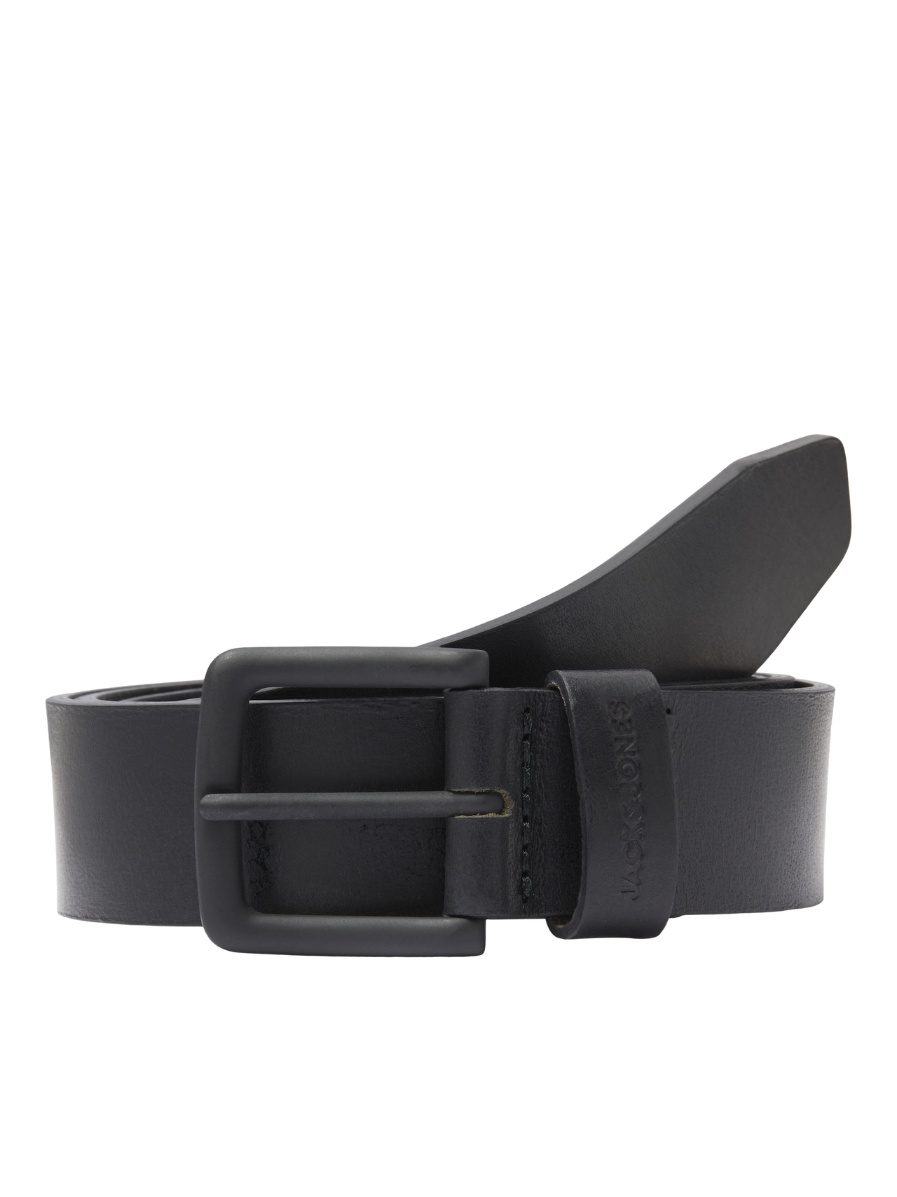 Jack & Jones Cinturón de Cuero - Negro