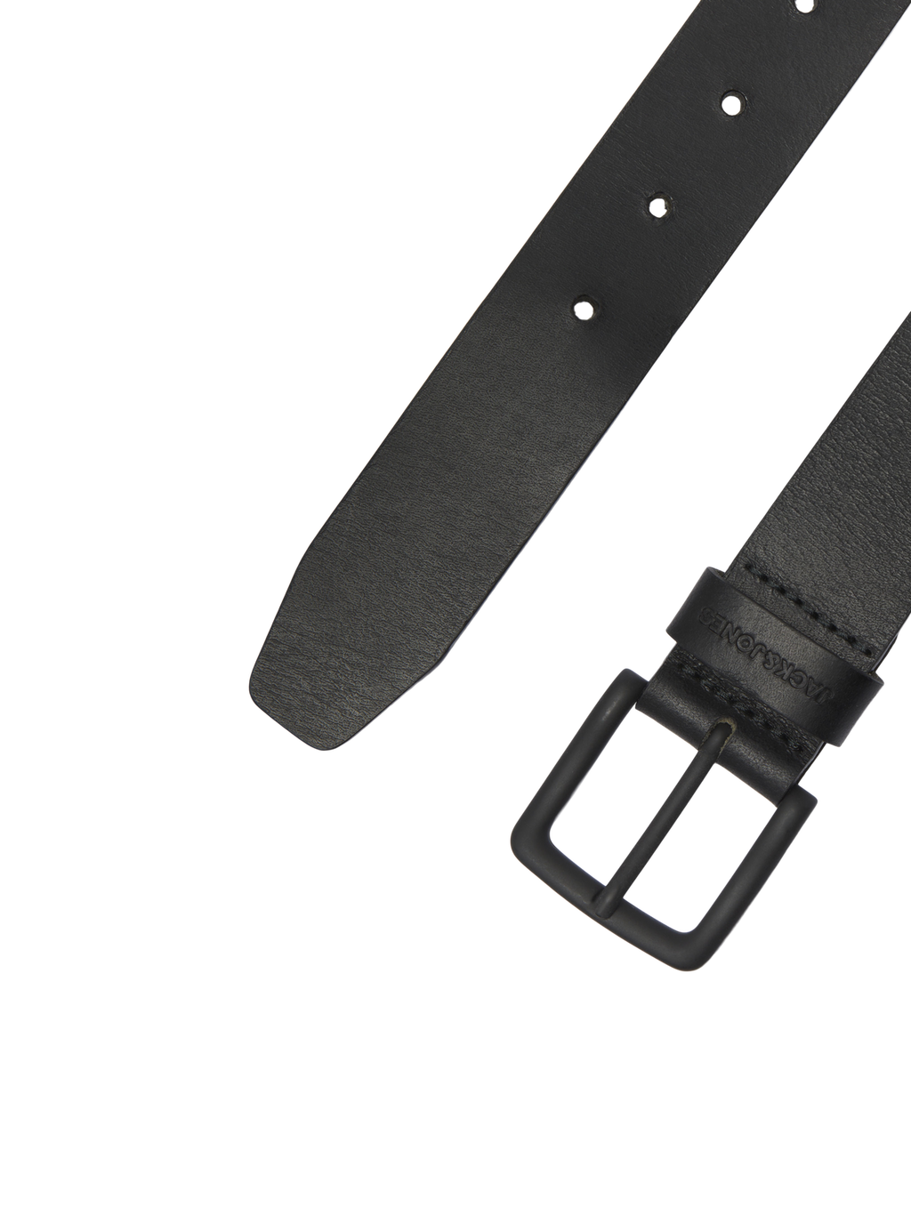 Jack & Jones Cinturón de Cuero - Negro