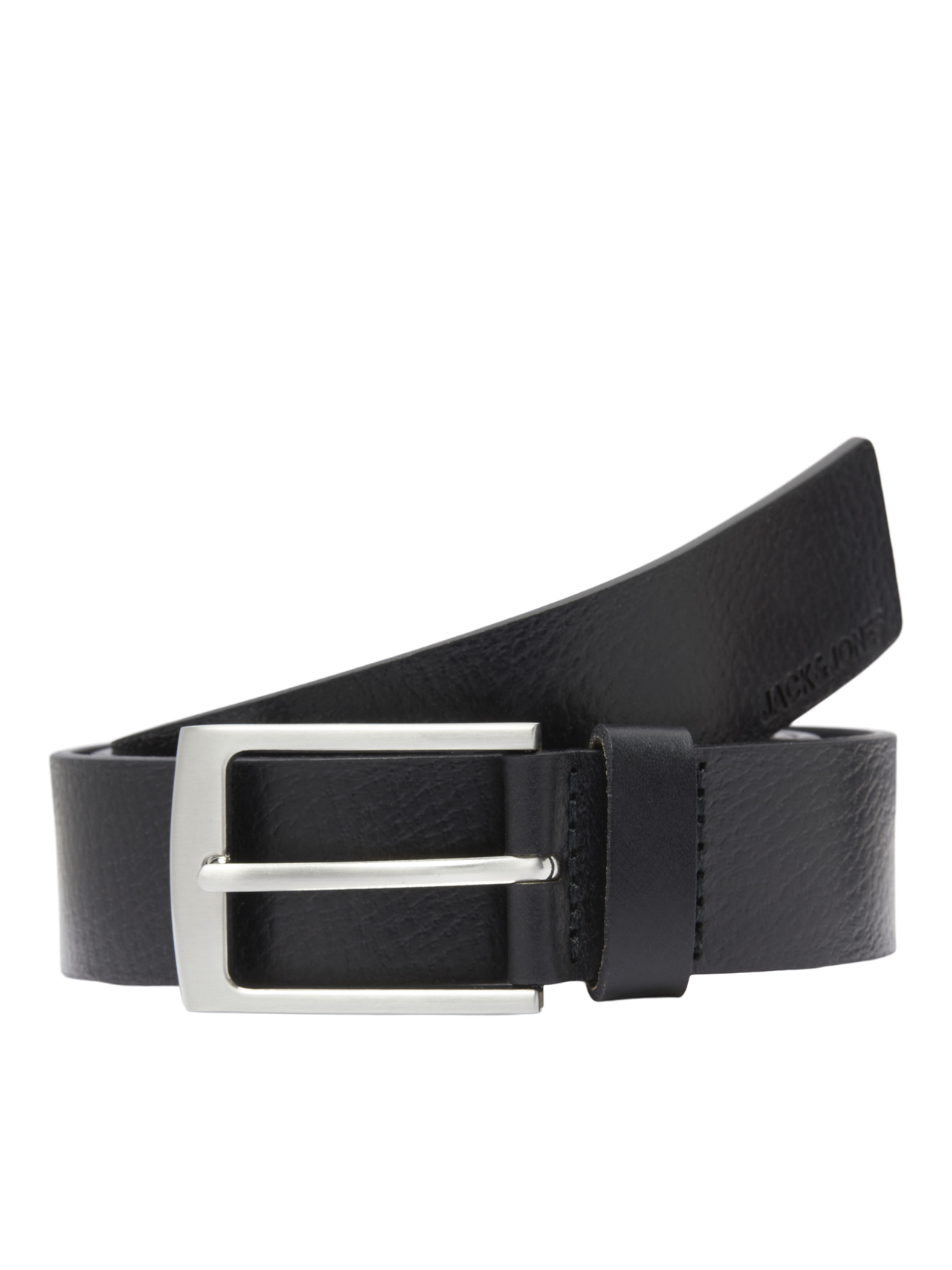 Jack & Jones Cinturón de Cuero - Negro