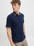 Jack & Jones Polo Estampado Pack de 2 - Azul Marino y Verde