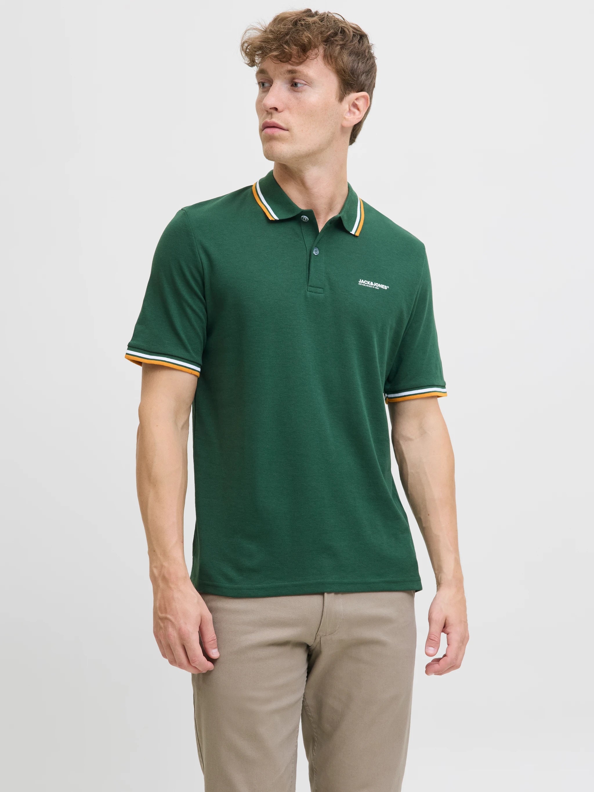 Jack & Jones Polo Estampado Pack de 2 - Azul Marino y Verde