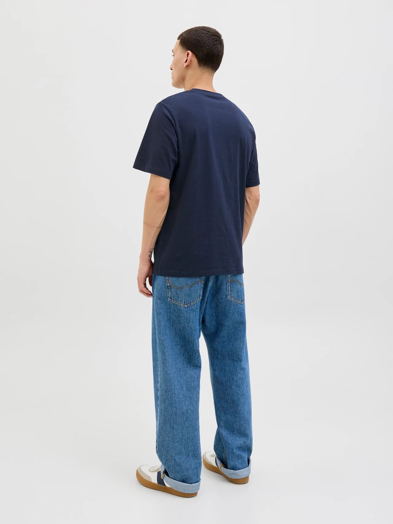 Camiseta Estampada Jack and Jones Azul Índigo