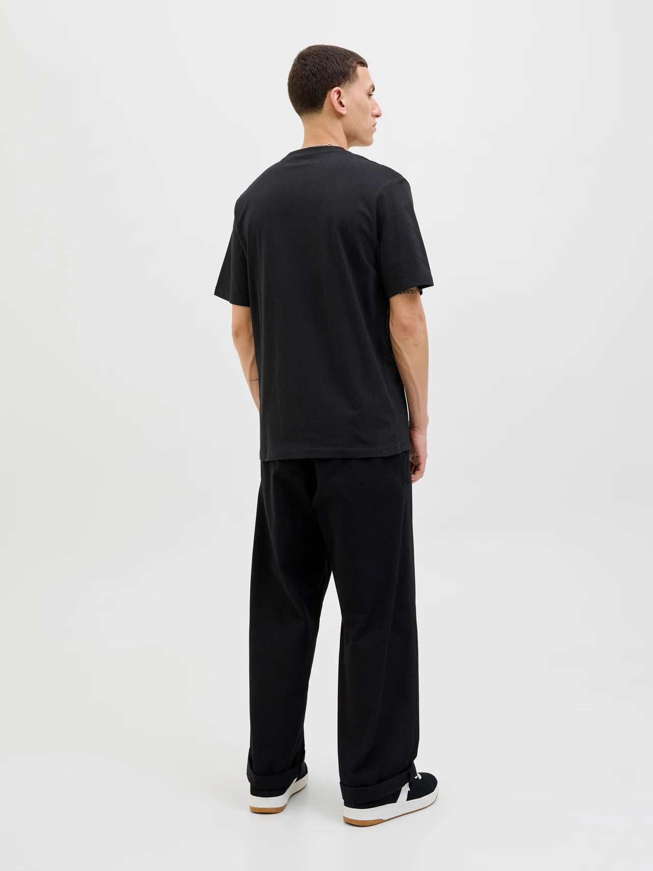 Camiseta Estampada Jack and Jones Negra