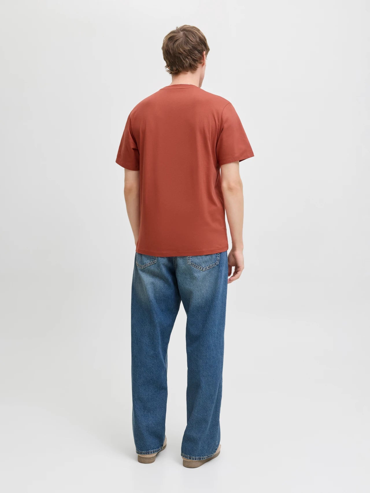 Camiseta Estampada Jack and Jones Rojo Tandoori Spice