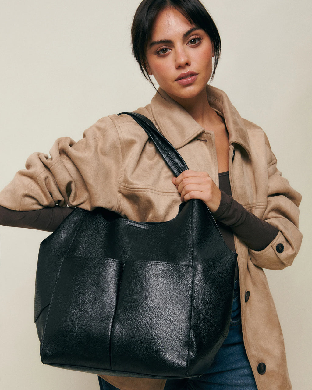 Bolso de hombro con neceser extraíble Karanfil