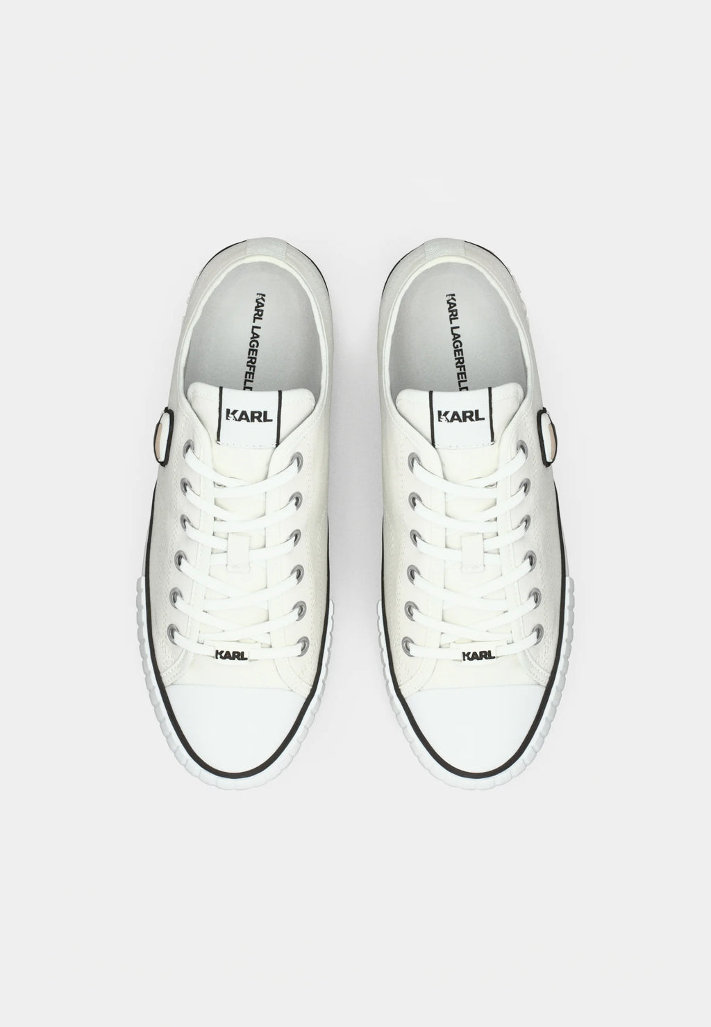KARL LAGERFELD KAMPUS MAX PATCH LACE - Zapatillas - white