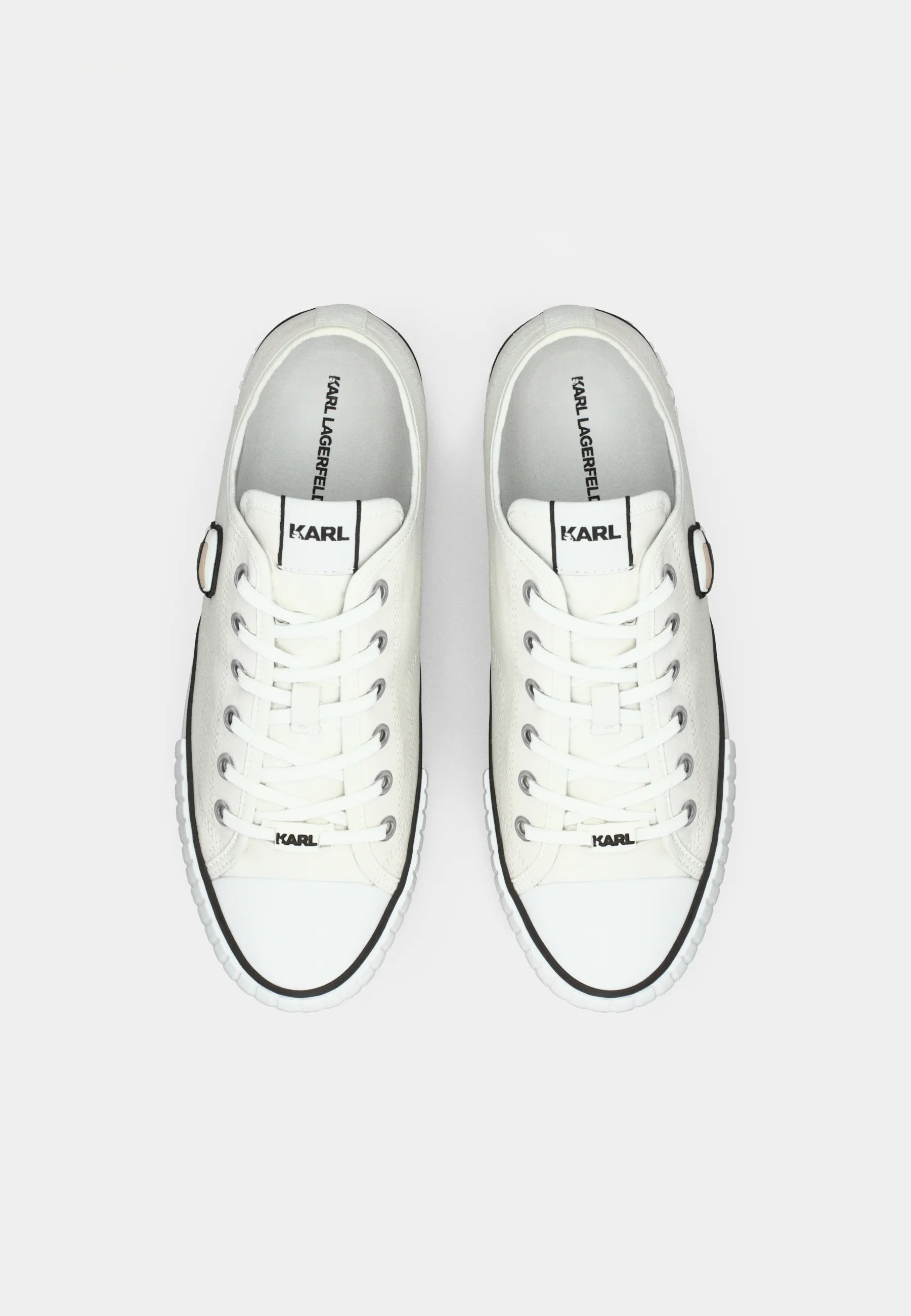 KARL LAGERFELD KAMPUS MAX PATCH LACE - Zapatillas - white