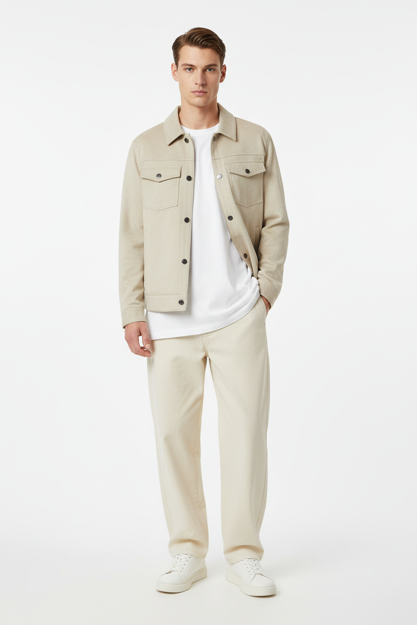 Look beige minimal