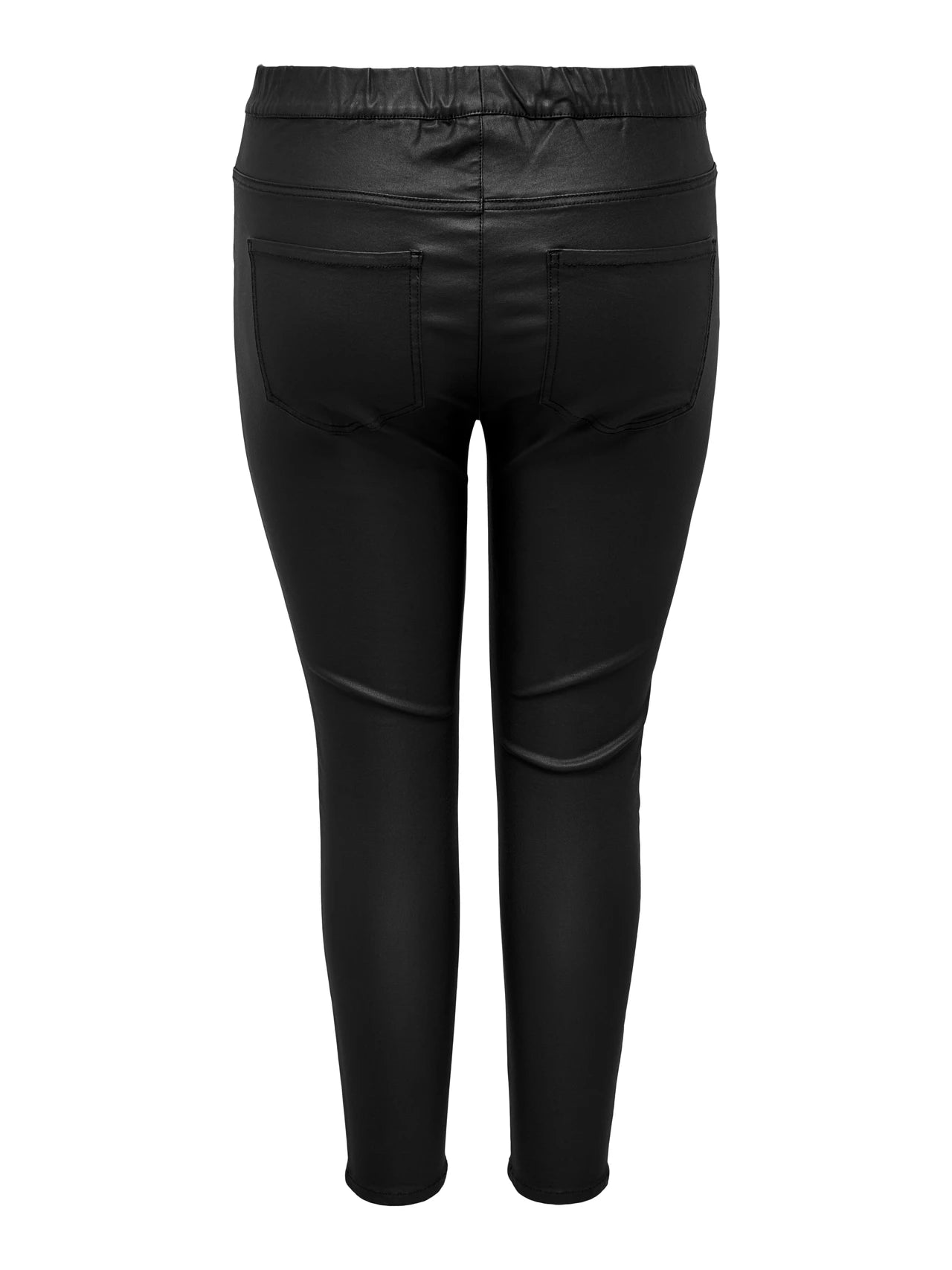 ONLY Curve Leggings CARTHUNDERY Efecto Revestido - Negro