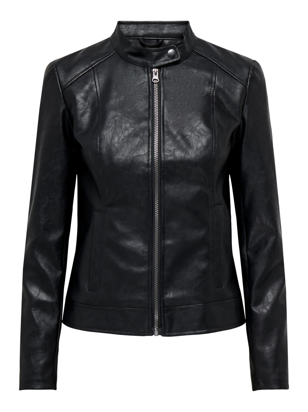Chaqueta Only Cuero Vegano Negra