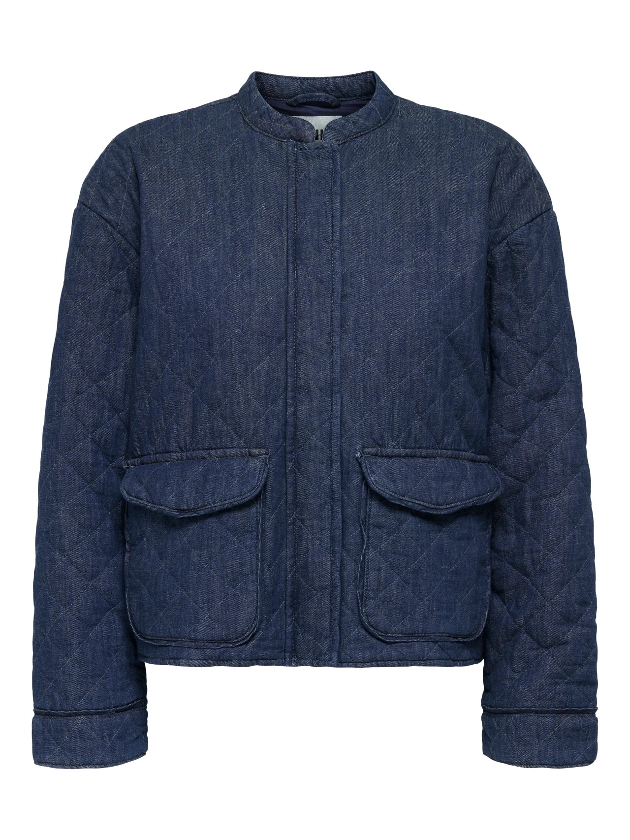 Only Onlhallie Chaqueta Acolchada Azul Denim