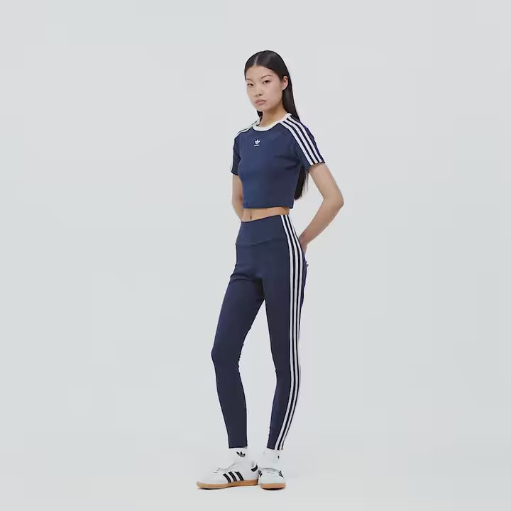 Mallas Adicolor Co 3 bandas Night Indigo