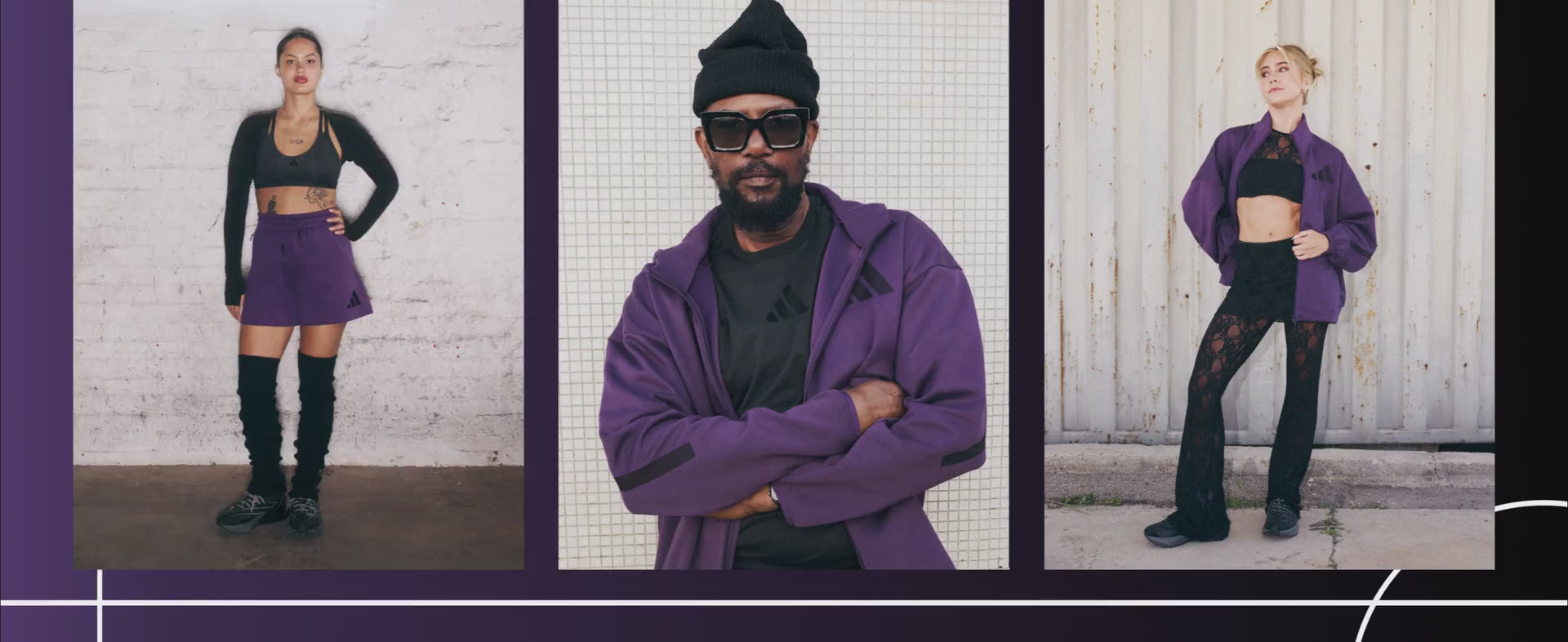 Chaqueta ADIDAS Z.N.E. Track Top Violeta