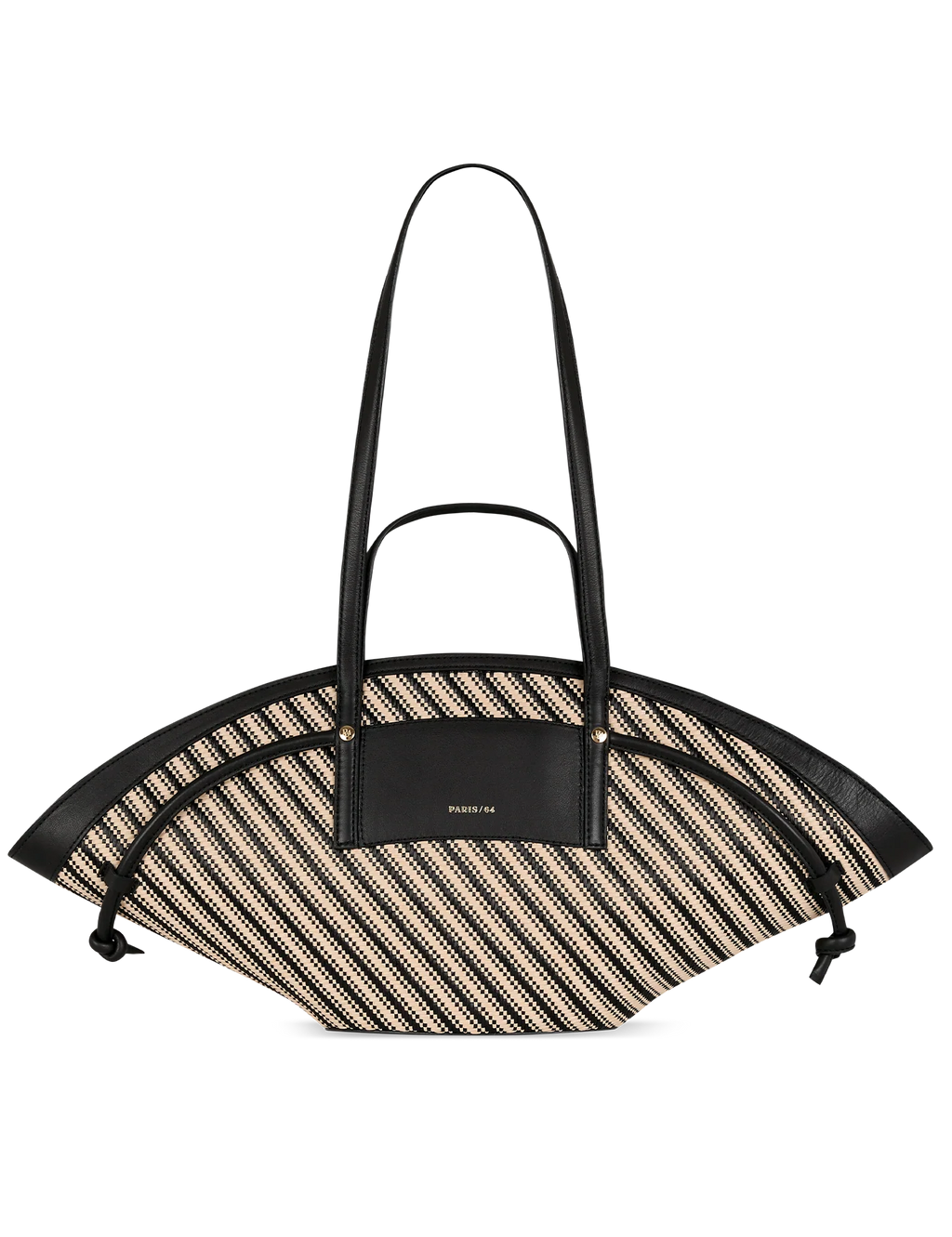 Bolso Riviere Rafia Negro