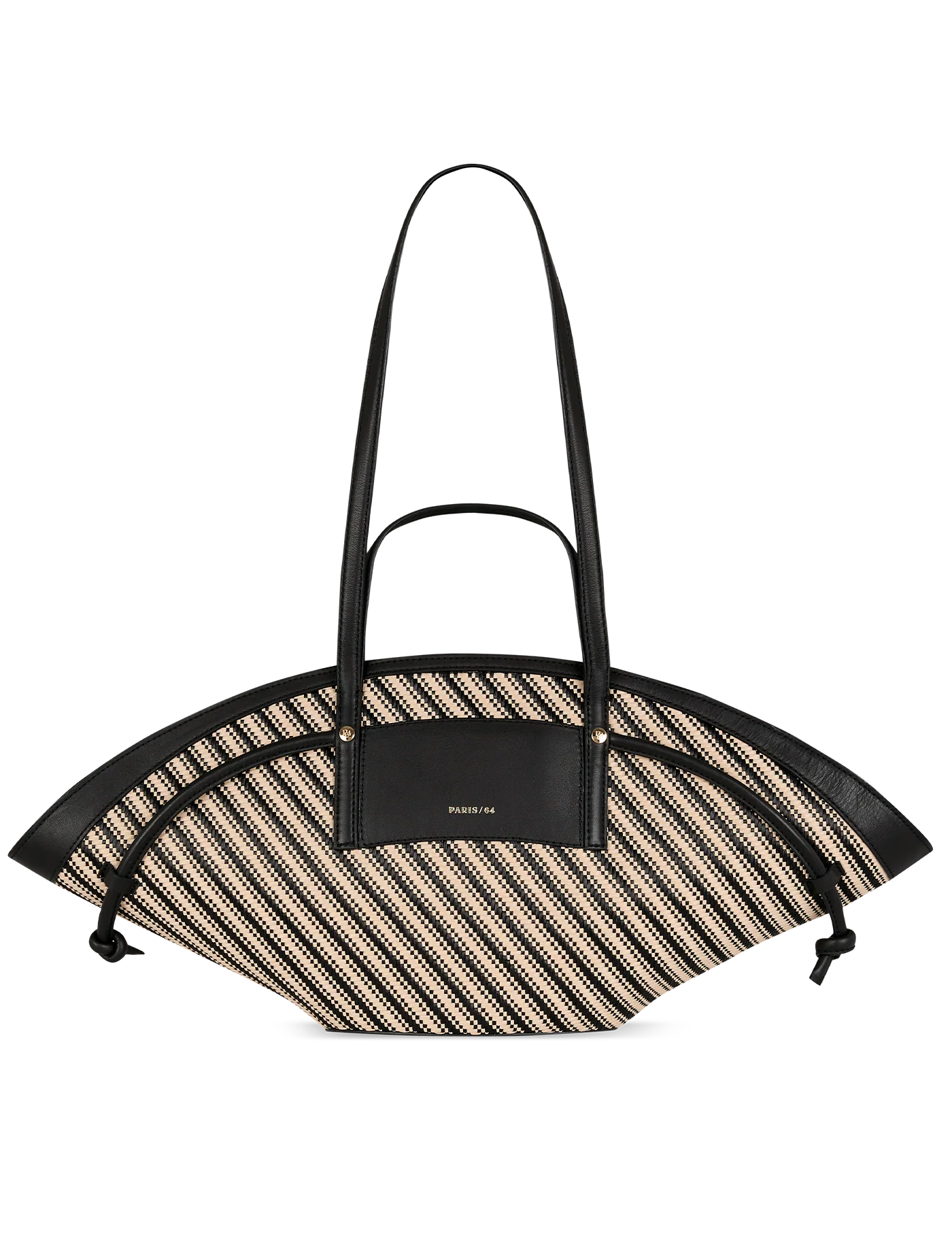 Bolso Riviere Rafia Negro