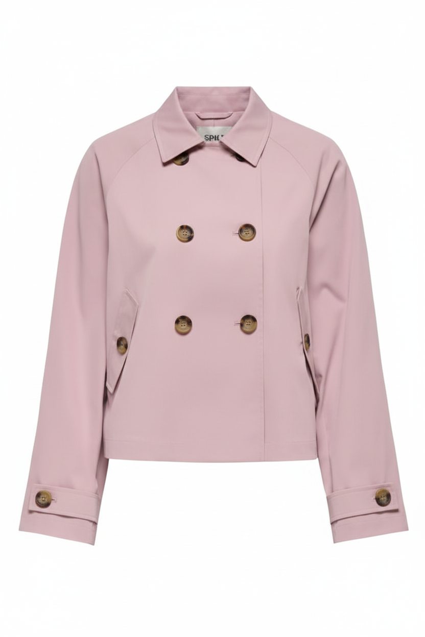 Trench lila sin modelo