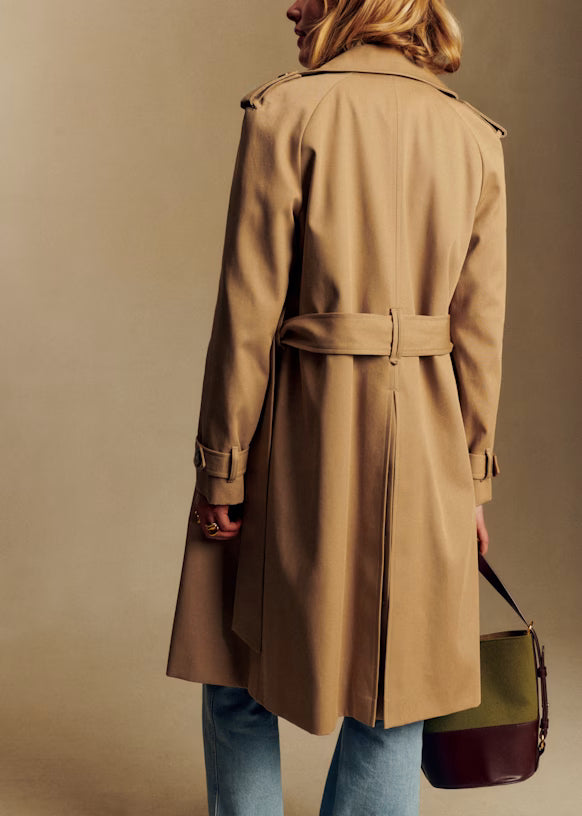 Trench Chaud color Camel