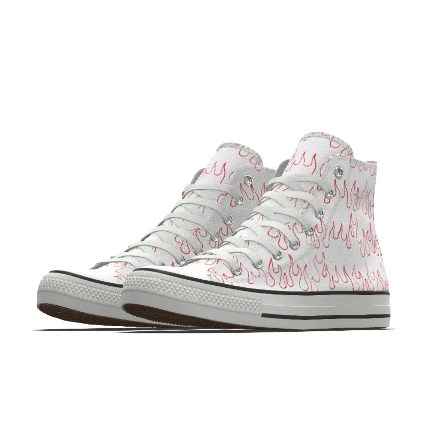 Converse By You x Stranger Things Chuck Taylor All Star Lienzo Llamas