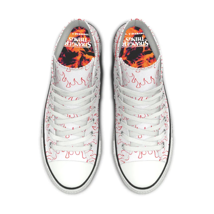 Converse By You x Stranger Things Chuck Taylor All Star Lienzo Llamas