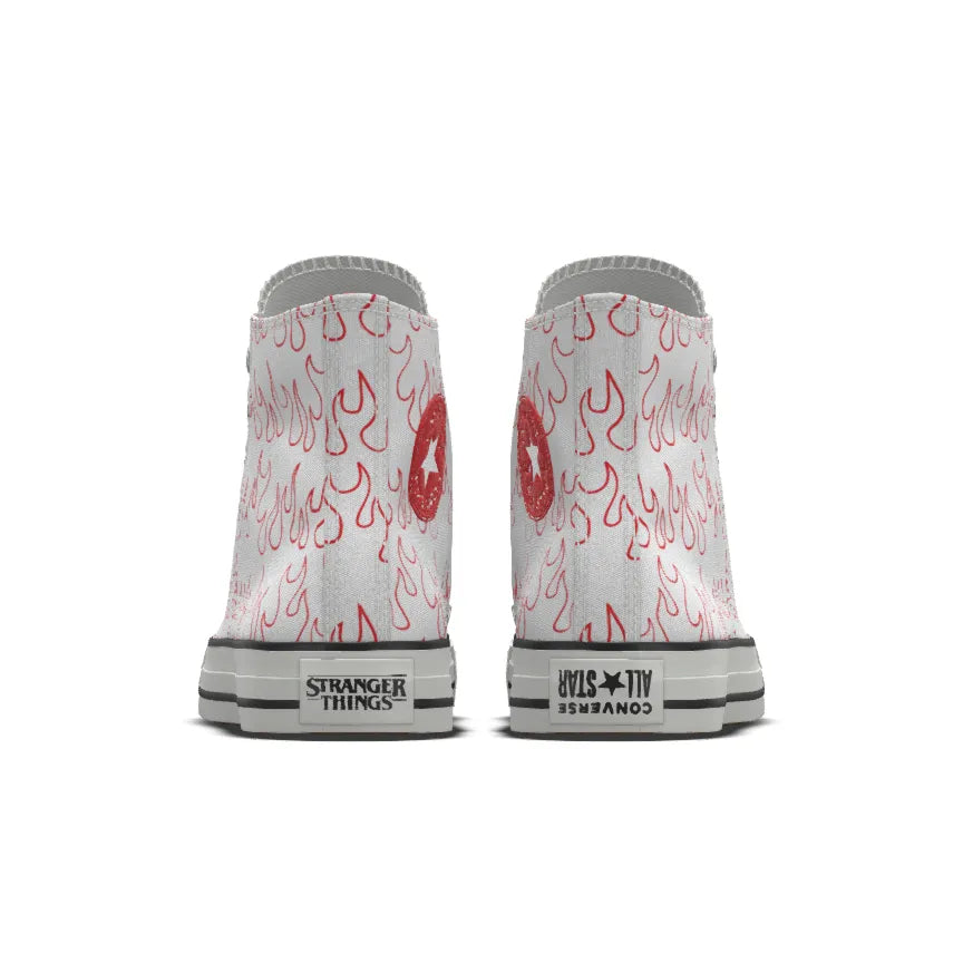 Converse By You x Stranger Things Chuck Taylor All Star Lienzo Llamas